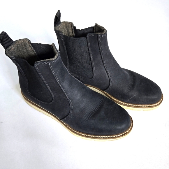 Alpine Design Chelsea Boots Women's Blaze Leather Black Lightweight Size 7 - Picture 1 of 7
